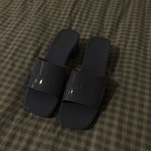 Gucci Platform Sandal Heels 🩵